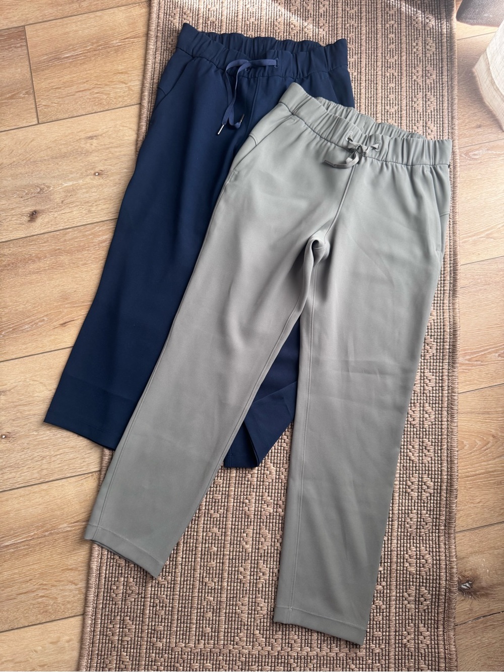 Lululemon Casual Drawstring Pants - Gray and Navy
